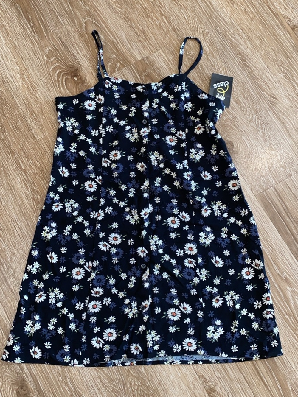 Floral Daisy Spaghetti Strap Dress